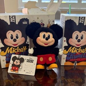 Popmart Disney Mickey Mouse Plush Keychain